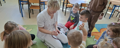 Spotkanie z Panią Doktor - mamą Dawidka